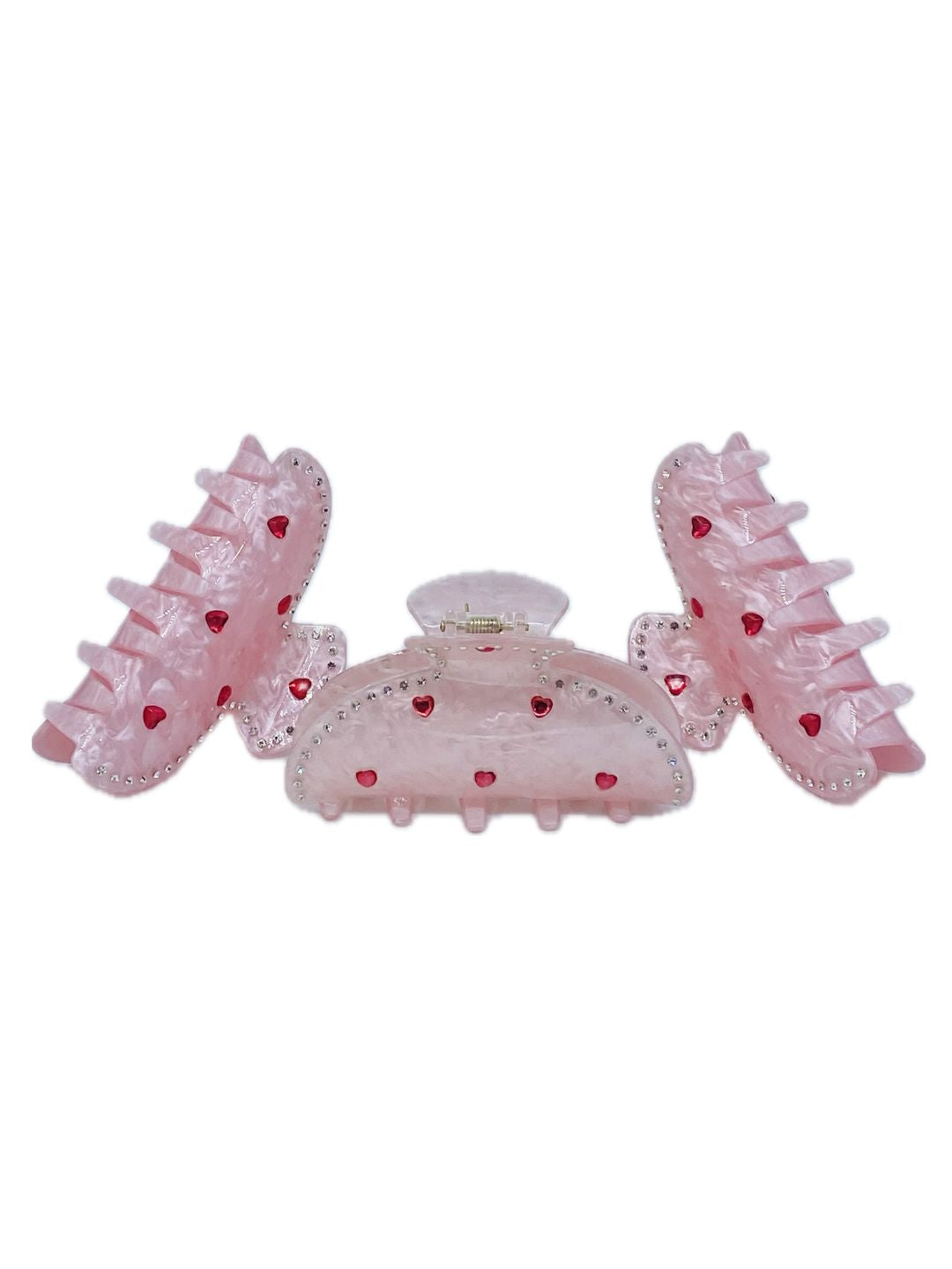 PINZA PER CAPELLI CON CUORI