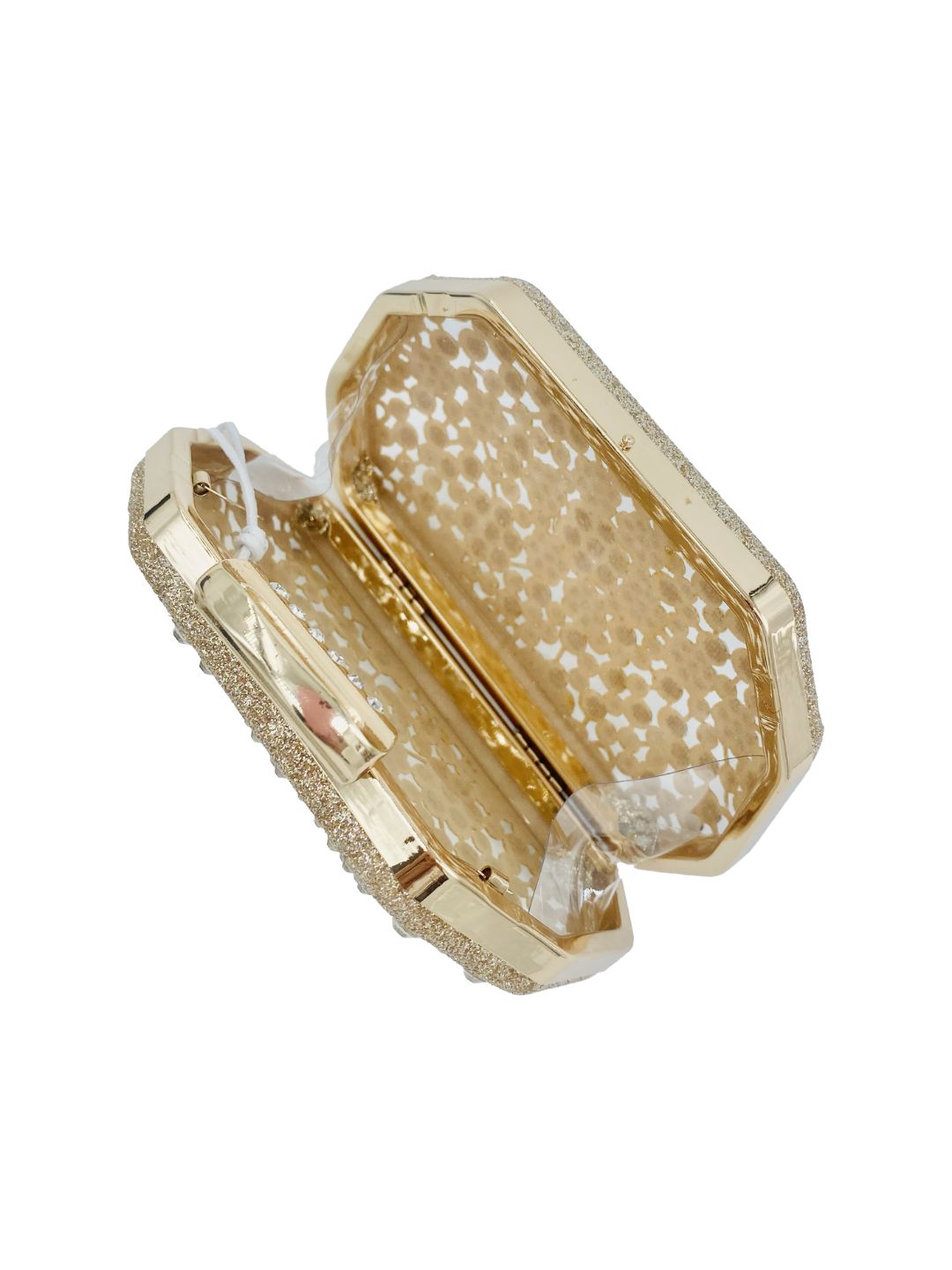 Mini Pochette Clutch Strass Oro 90053