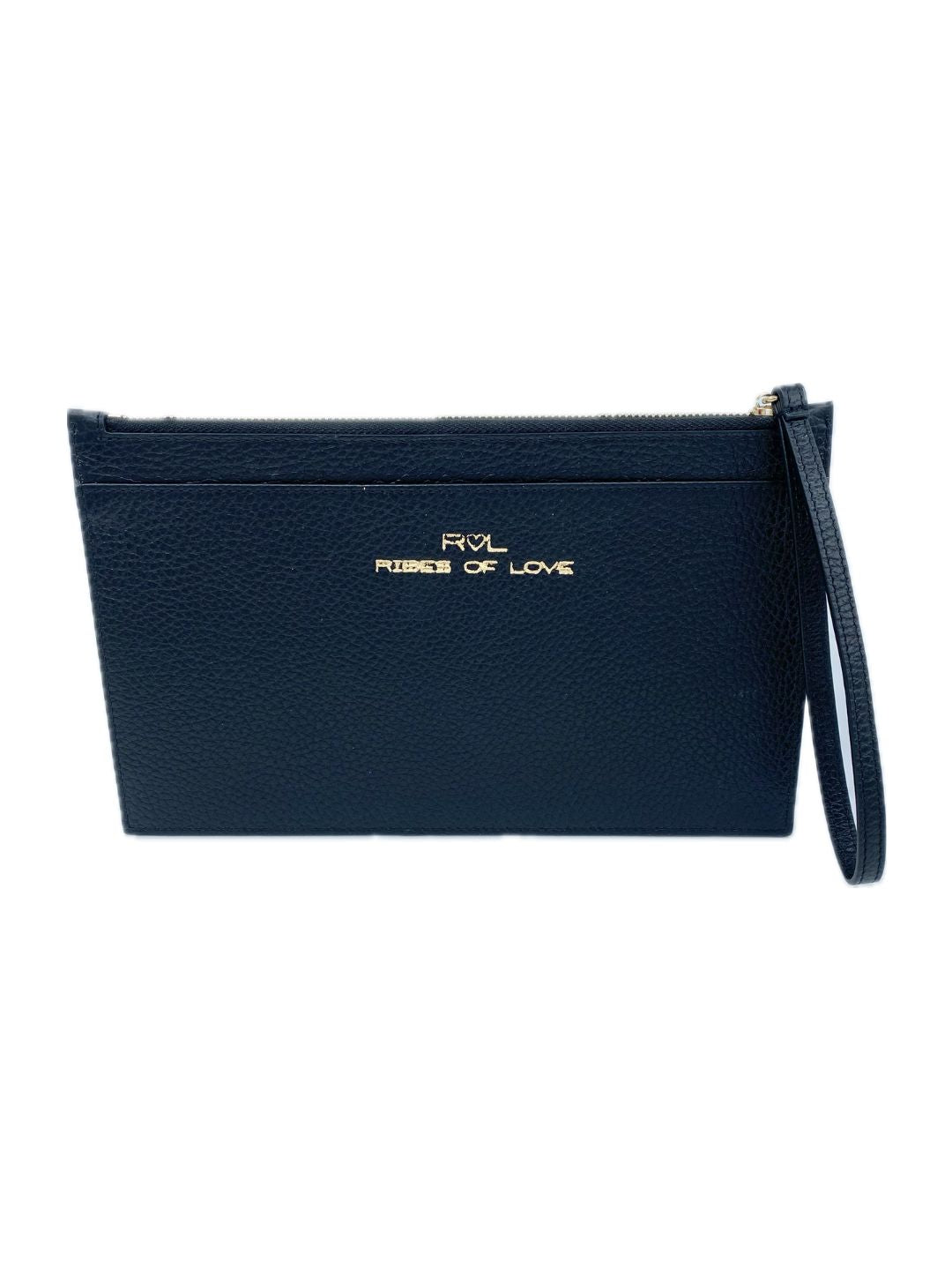 BLACK LEATHER DOCUMENT HOLDER 5039