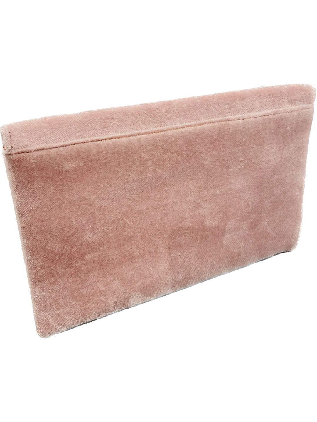 POCHETTE VELLUTO SCARABEO ROSA
