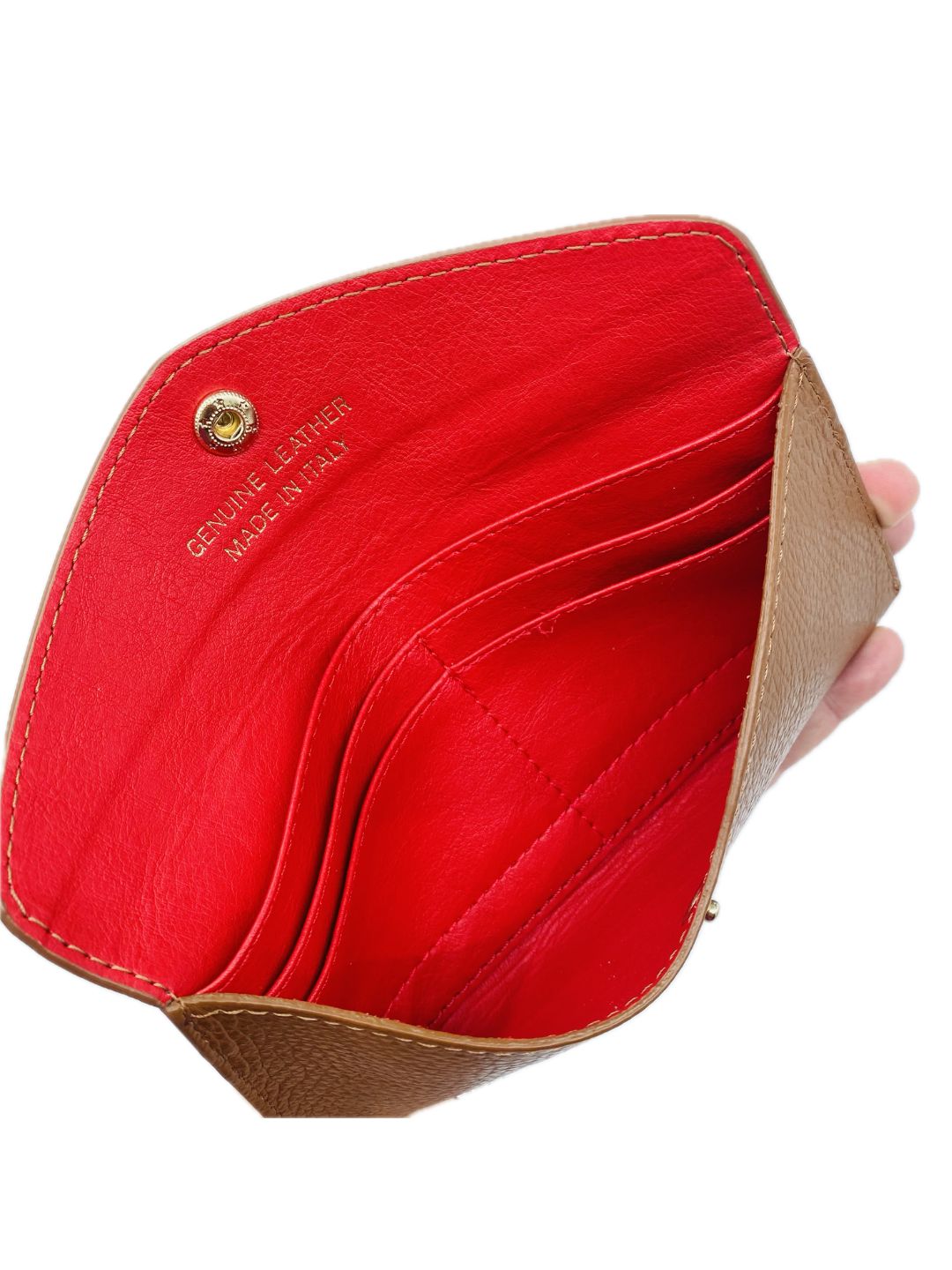 PORTAFOGLIO A BUSTA IN PELLE CUOIO 5022