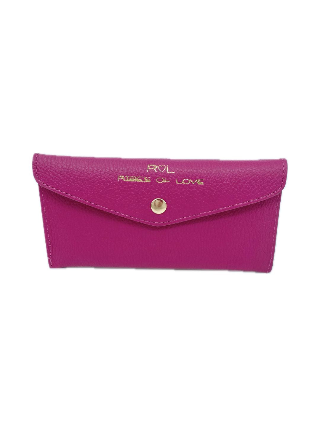PORTAFOGLIO A BUSTA IN PELLE FUCSIA 5022