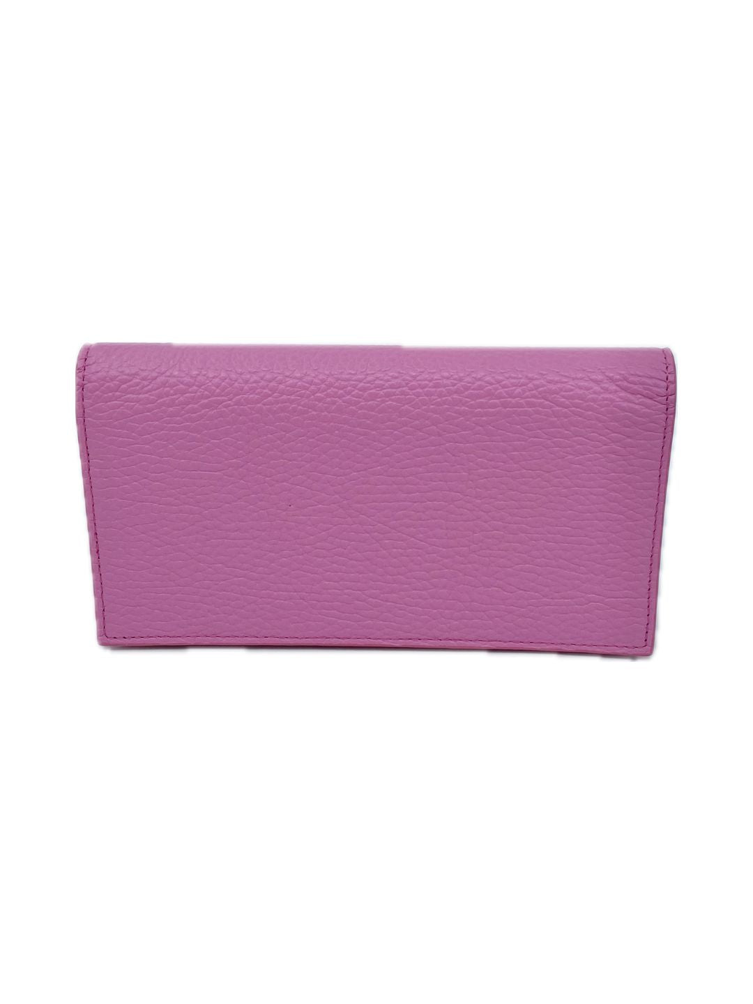 PORTAFOGLIO CON PORTACELLULARE IN PELLE ROSA BABBOL 5031