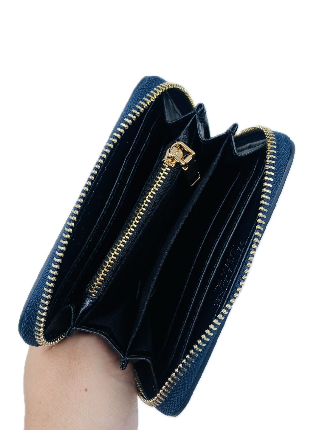 PORTAFOGLIO IN PELLE BLU NOTTE M5014