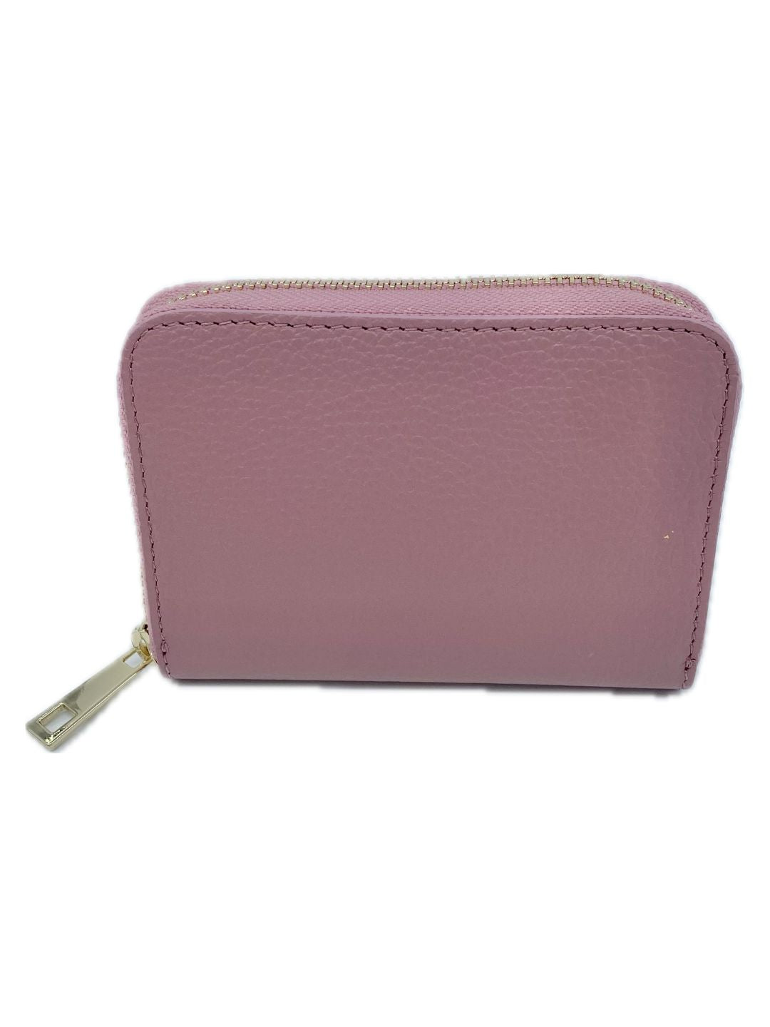 PORTAFOGLIO IN PELLE ROSA CONFETTO M5014