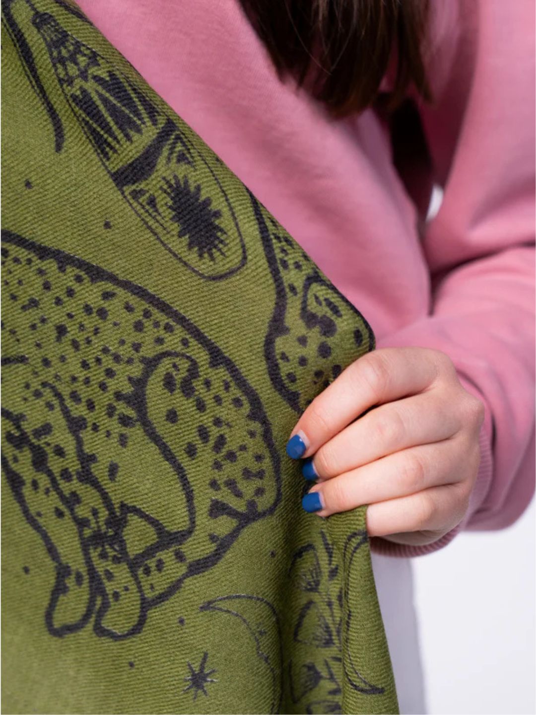 Piccolo Foulard Lana Sasha Verde
