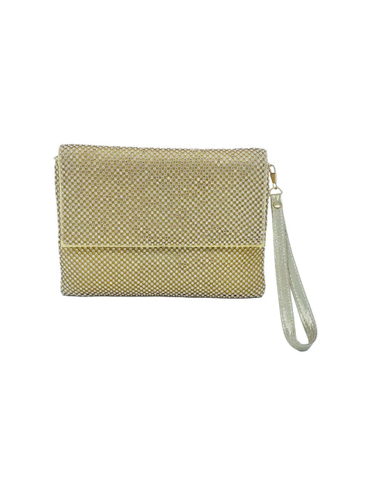 Pochette Busta Strass Oro 2378