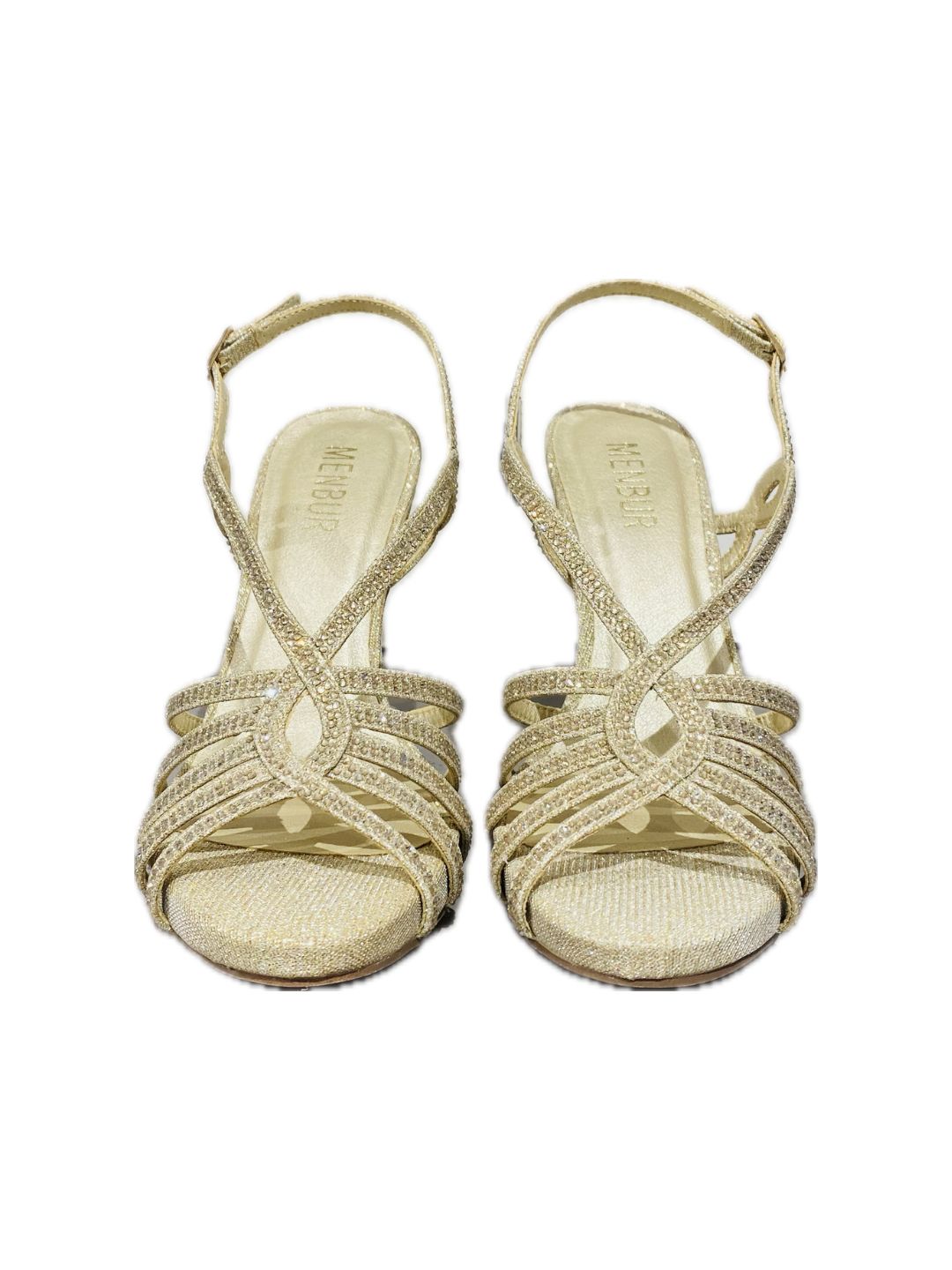 SANDALO GLITTER E STRASS GOLD 25693