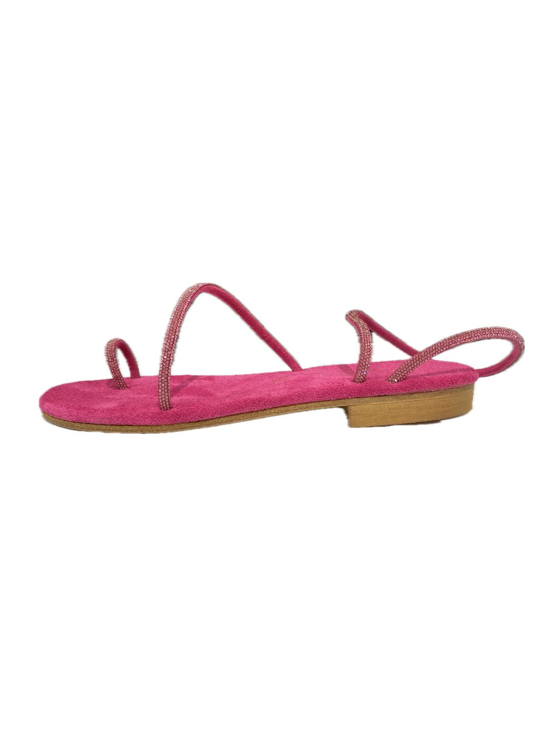SANDALO GRECIA GLITTER FUCSIA Ribes of LOVE