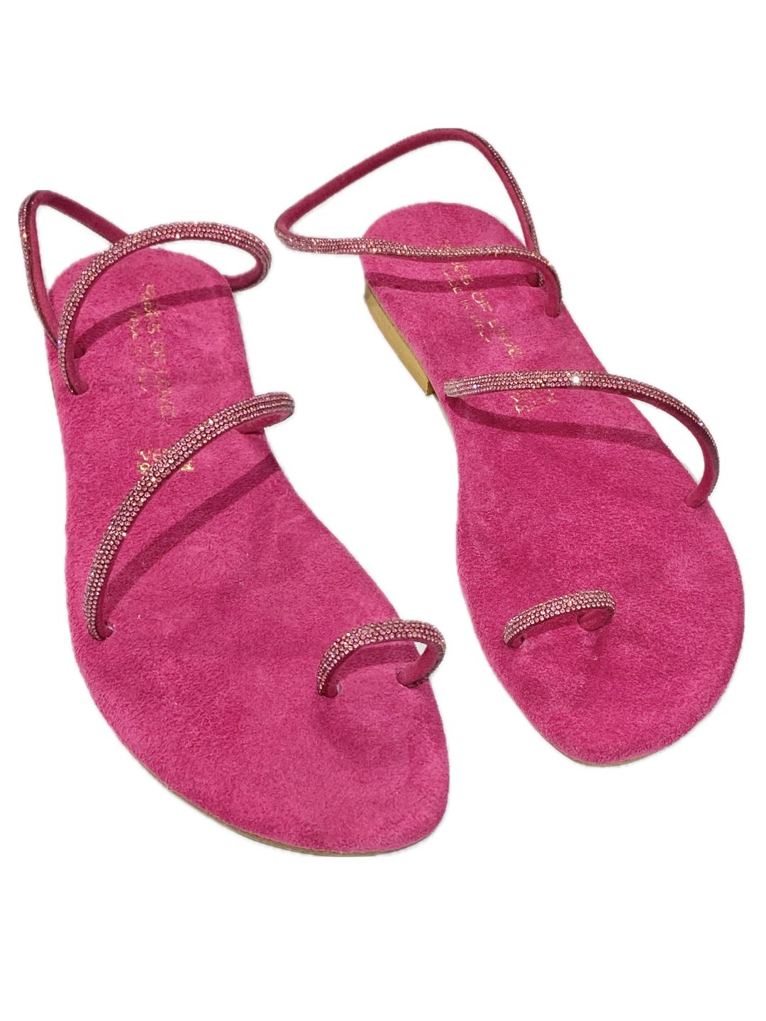 SANDALO GRECIA GLITTER FUCSIA Ribes of LOVE
