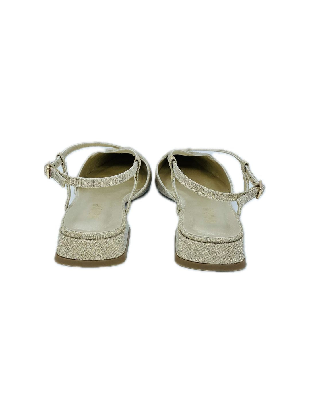 SANDALO SABOT BASSO GOLD 25695