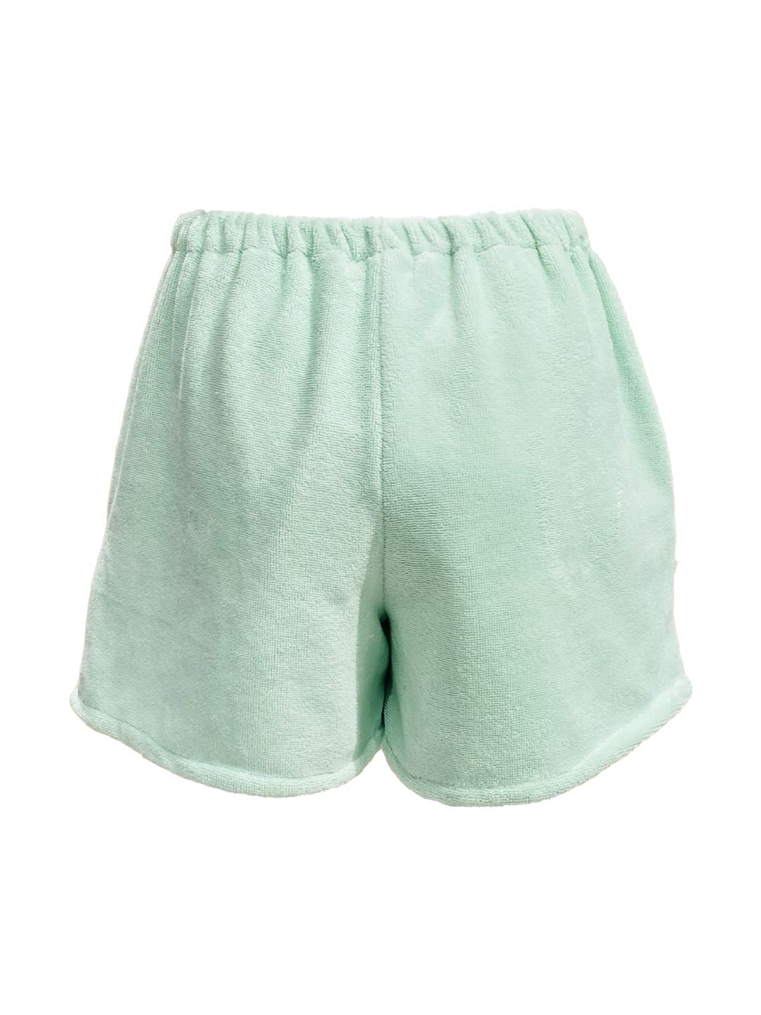 SHORTS BASIC spugna bambù Verde acqua Ribes of LOVE