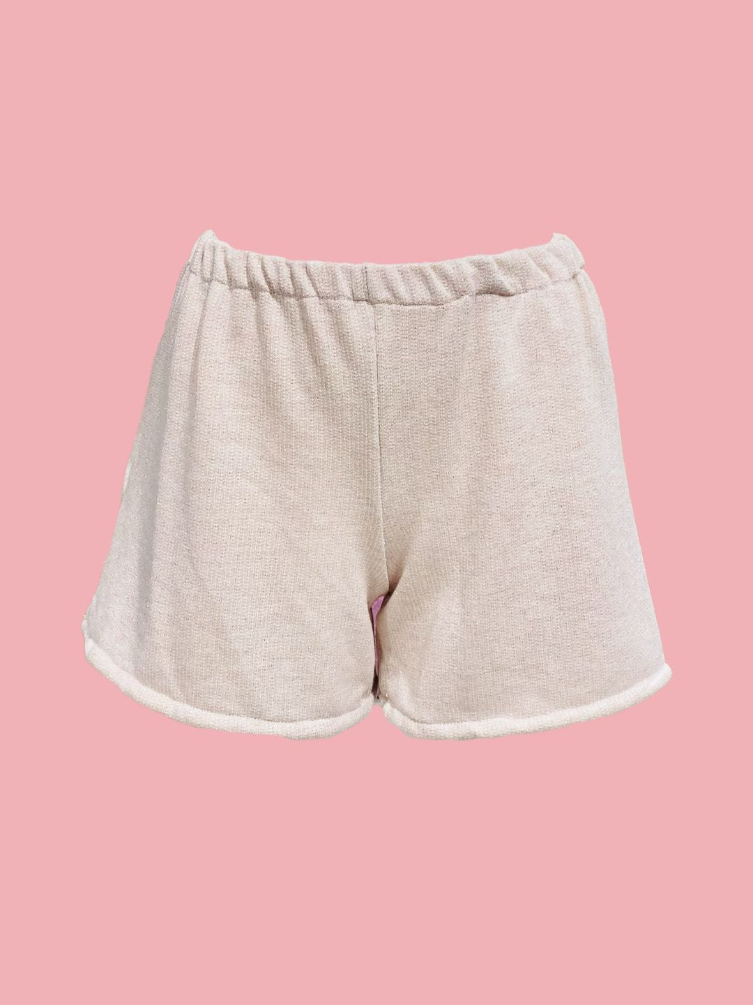 SHORTS BASIC spugna garzata Rosa Ribes of LOVE