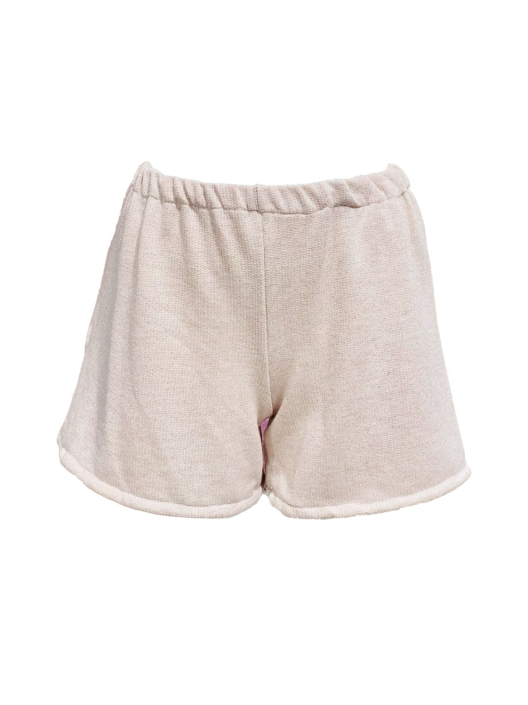 SHORTS BASIC spugna garzata Rosa Ribes of LOVE