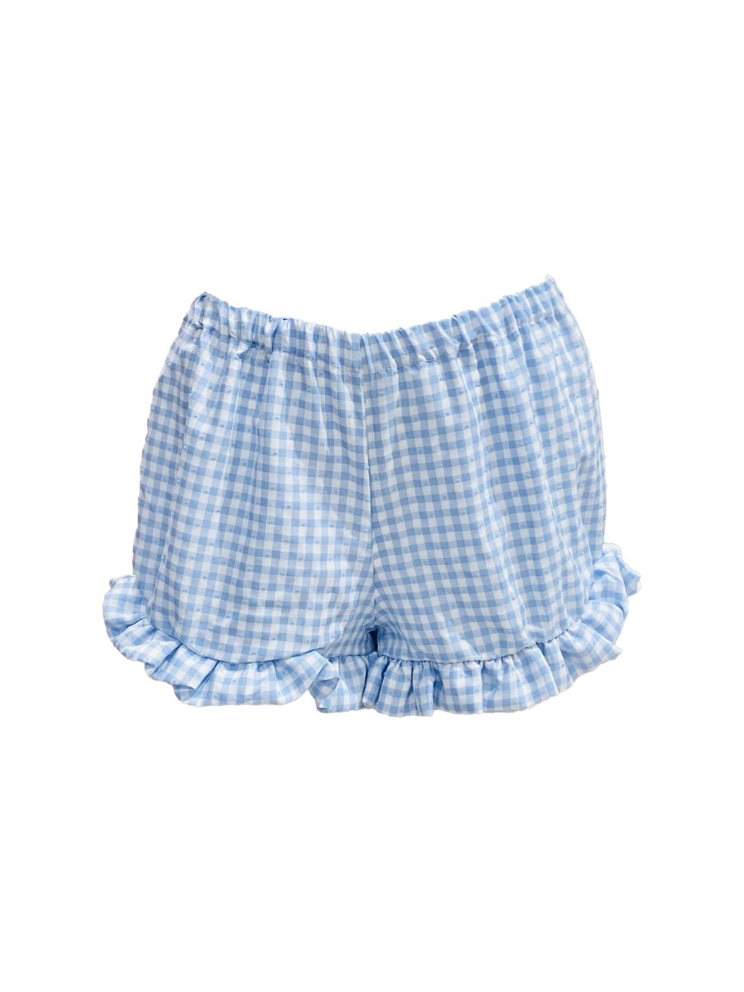 SHORTS GALETTA Plumetis azzurro Ribes of LOVE