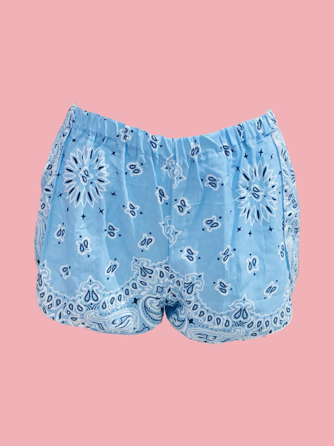 SHORTS PORTAFOGLIO Bandana Azzurro Ribes of LOVE
