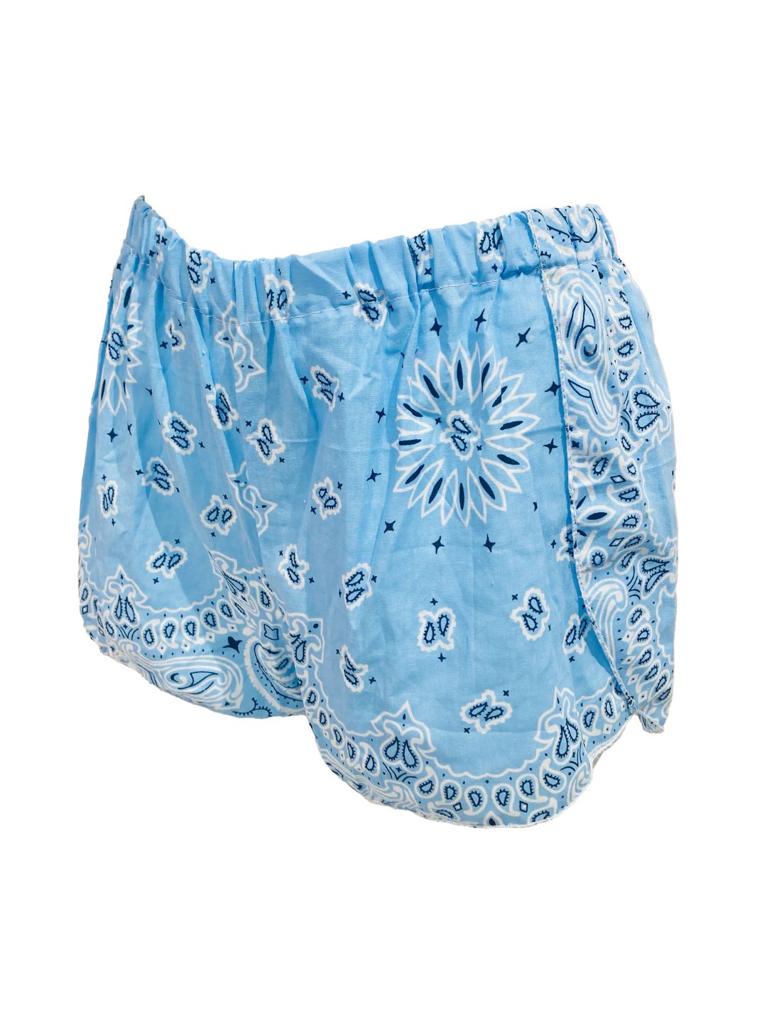 SHORTS PORTAFOGLIO Bandana Azzurro Ribes of LOVE