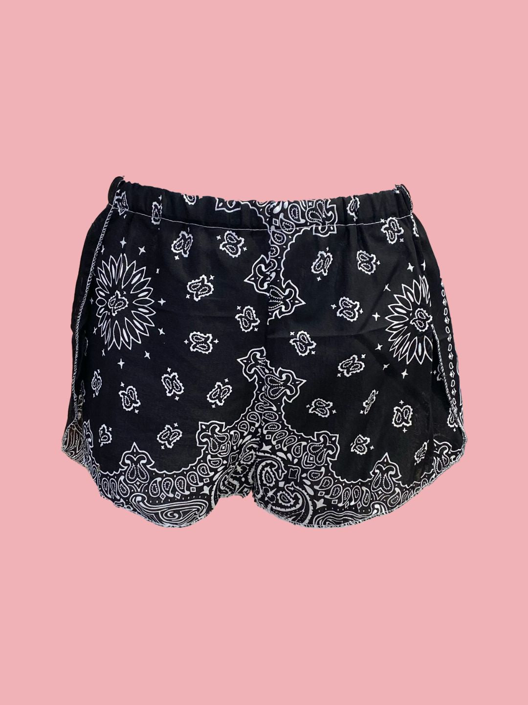 SHORTS PORTAFOGLIO Bandana Nero Ribes of LOVE