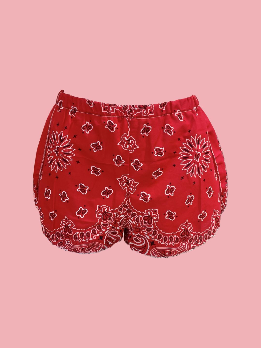SHORTS PORTAFOGLIO Bandana Rosso Ribes of LOVE