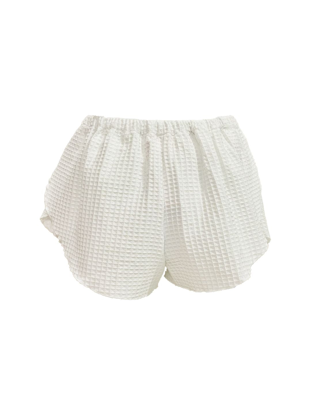 SHORTS nido d'ape PORTAFOGLIO bianco Ribes of LOVE