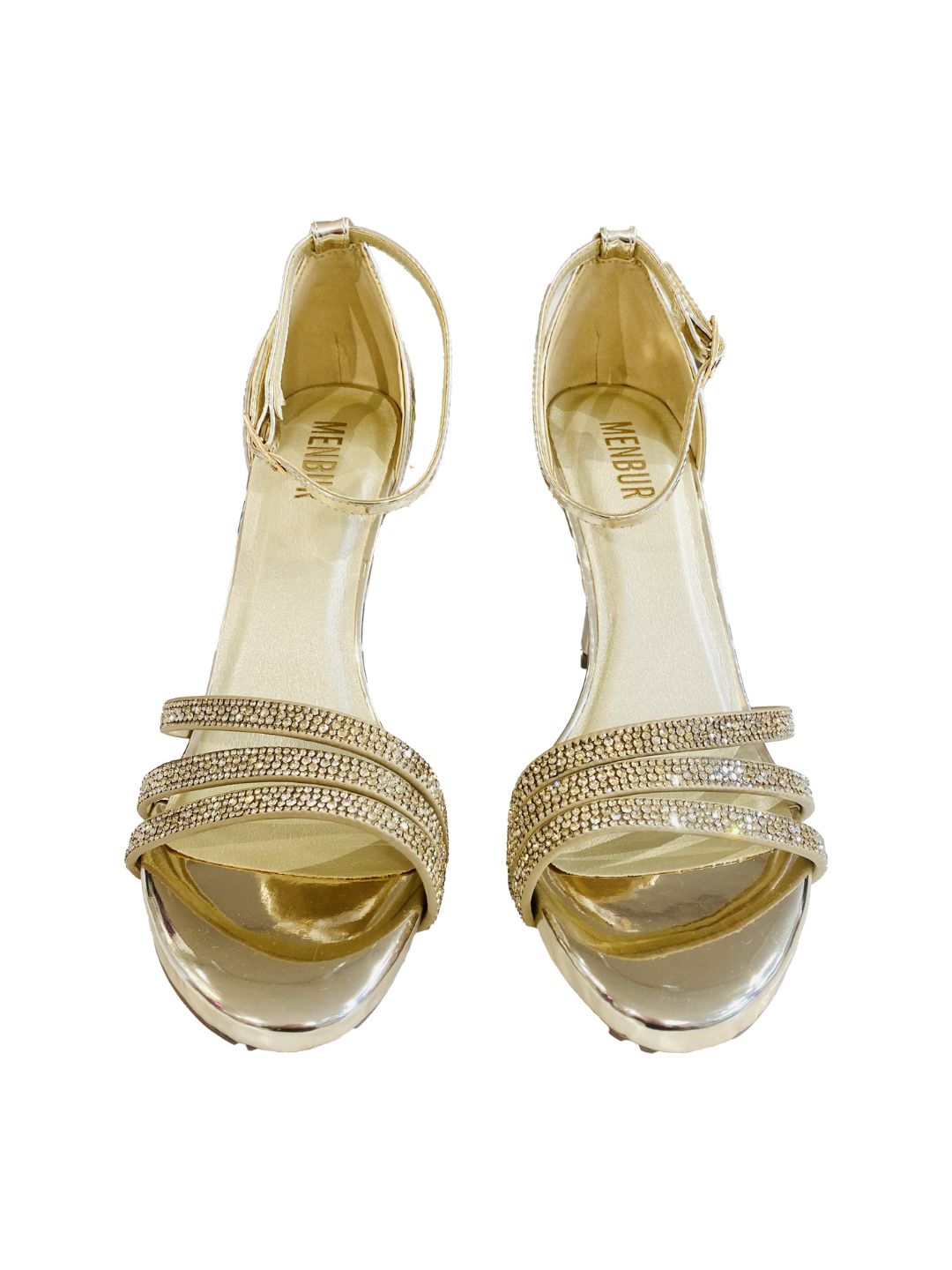 SILVER RHINESTONE SANDAL 24456