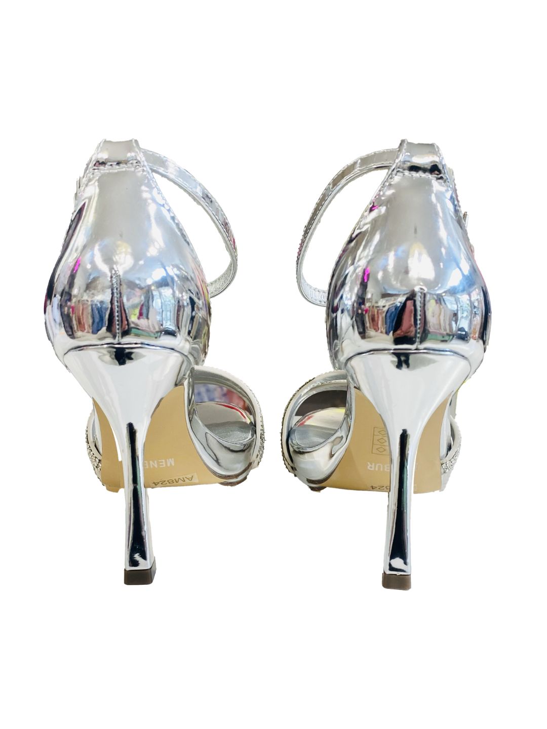SILVER RHINESTONE SANDAL 24456