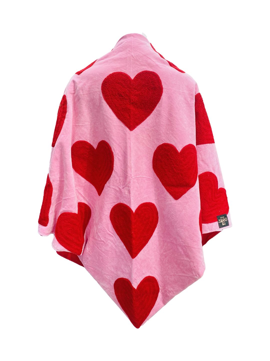 Scialle Tout in Velluto CUORI