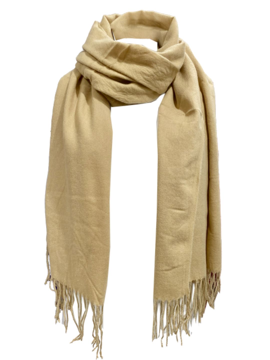 Sciarpa Tinta Unita Cammello