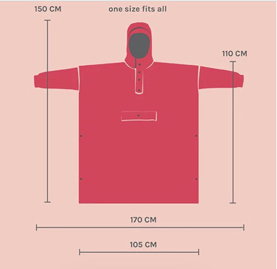 RAINKISS CLASSIC SMILE X SMILEY RAIN PONCHO P00005