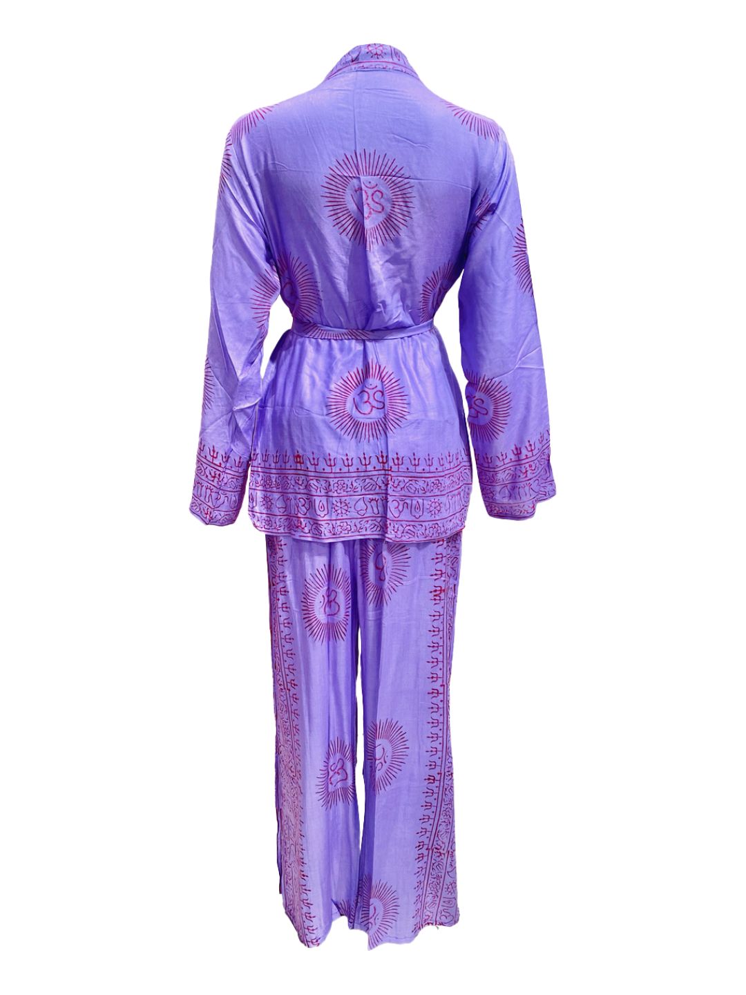 OM collection kimono and trousers set