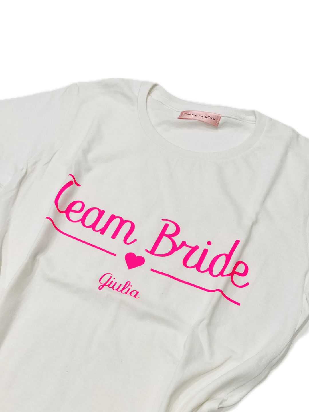 T-SHIRT ADDIO AL NUBILATO Team Bride + nome Ribes of LOVE