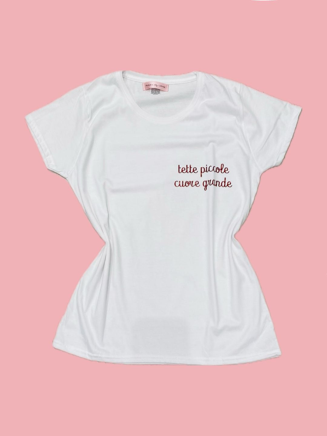 T-SHIRT TETTE PICCOLE CUORE GRANDE Ribes of LOVE