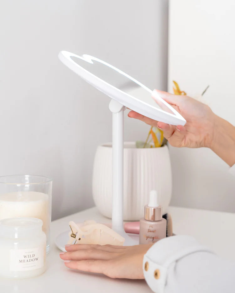 Specchio LED a forma di cuore - ZOE