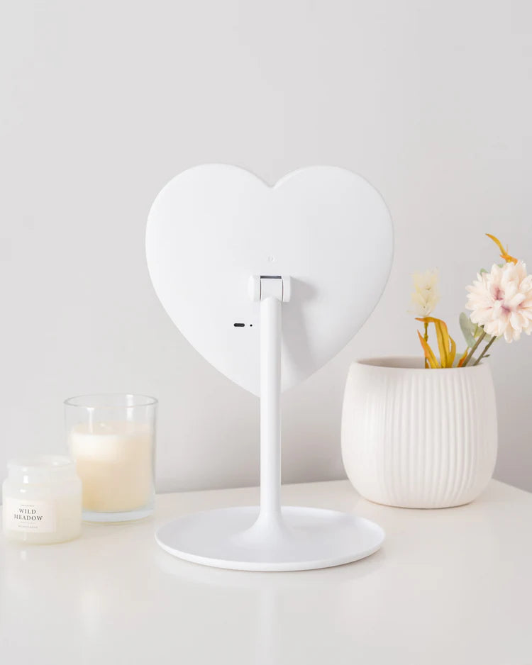 Specchio LED a forma di cuore - ZOE