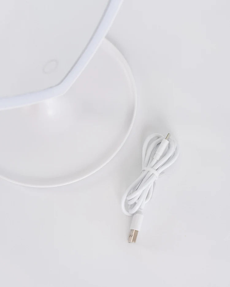 Specchio LED a forma di cuore - ZOE