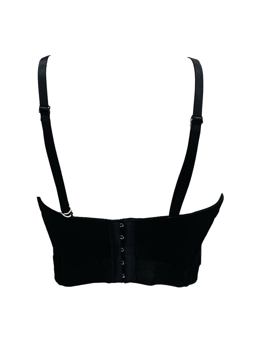 TOP CORTO STRUTTURATO Nero B2-1209
