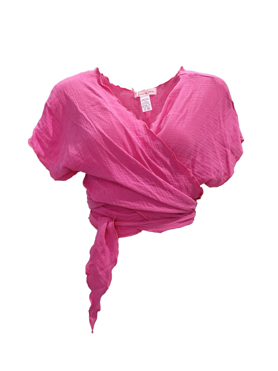 TOP INCROCIATO Fucsia Ribes of LOVE