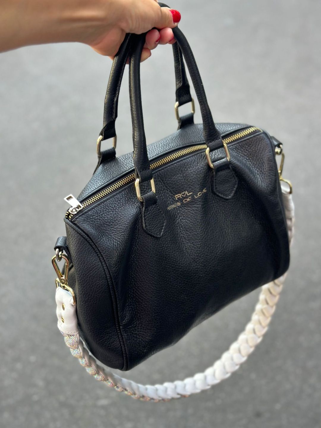 SHOULDER BAG RHINESTONE BOREAL