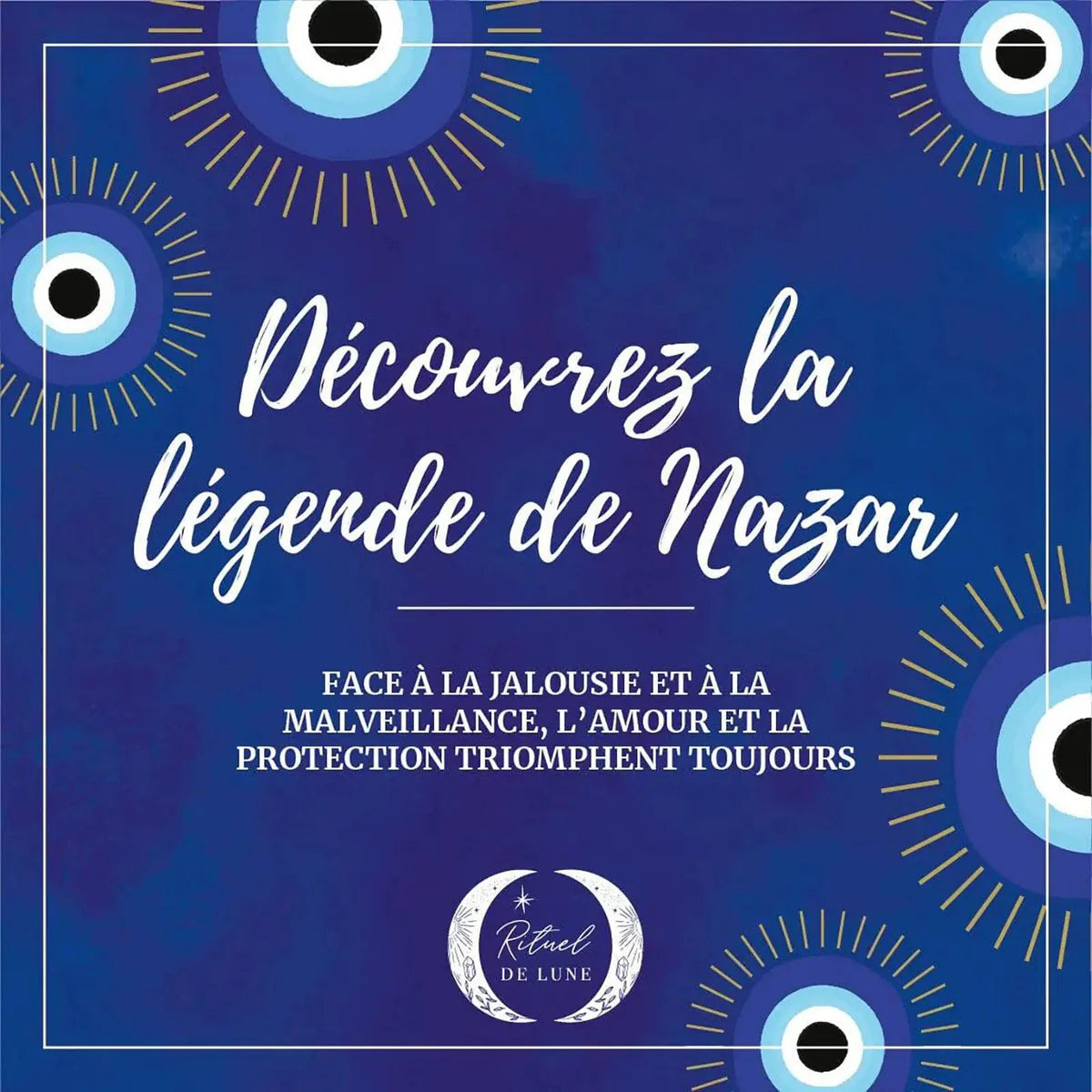 CANDLE AGAINST THE EVIL EYE NAZAR Rituel DE LUNE