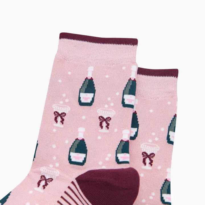 CALZINI IN BAMBÙ Rosa, Champagne 4639CHAMLP