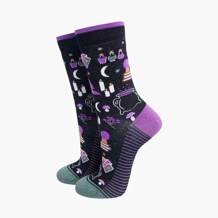 CALZINI IN BAMBÙ Nero Witchy 4621WITCB