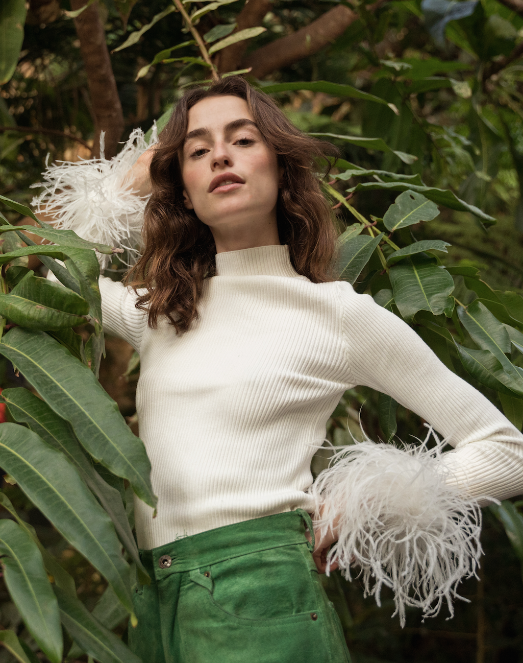 Marabout feather sweater