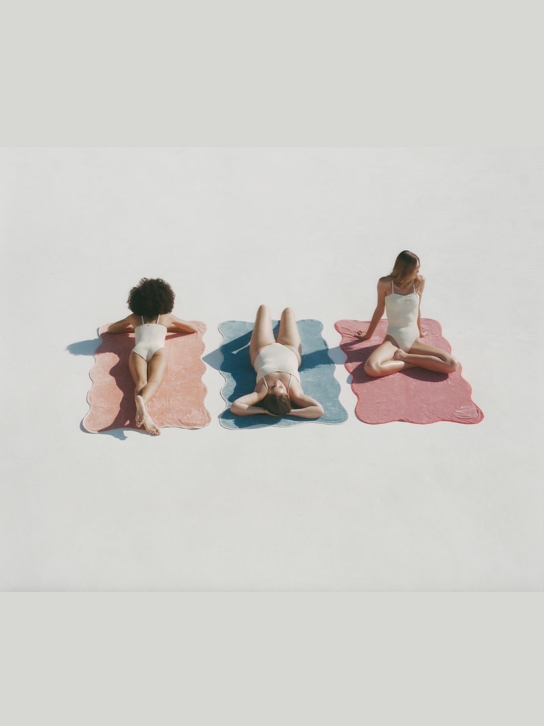 ASCIUGAMANO MARE BETH wavy beach towel Sorbet Island