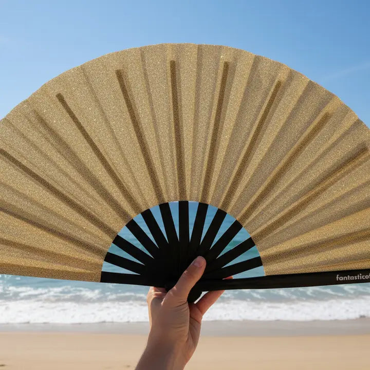 Ibiza XL Champagne Glitter Edition Fan