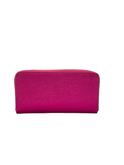 PORTAFOGLIO GRANDE IN PELLE FUXIA 5013