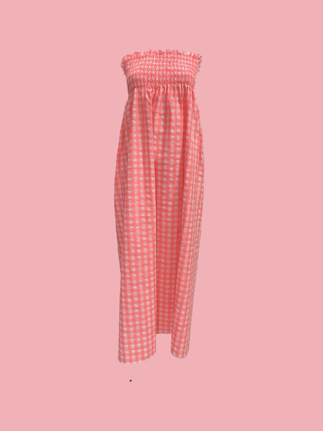 Abito H Lungo Rosa Fluo Ribes of LOVE