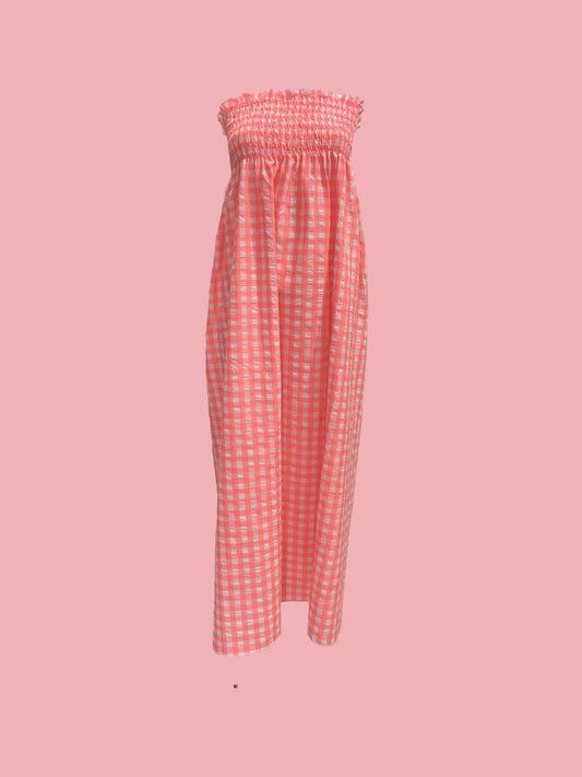 Abito H Lungo Rosa Fluo Ribes of LOVE