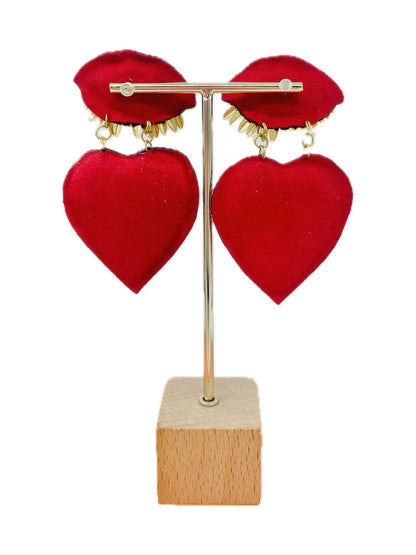 ORECCHINO CUORE OCCHIO NAZAR ARTIGIANALE