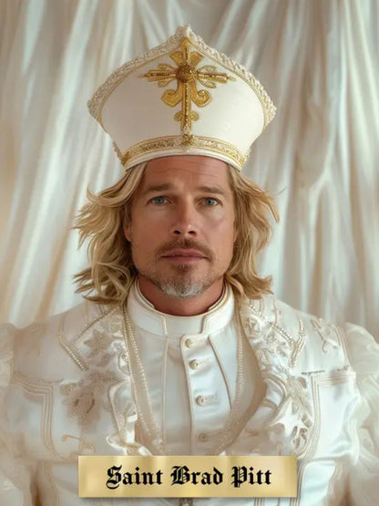 CANDELA RELIGIOSA CON BRAD PITT