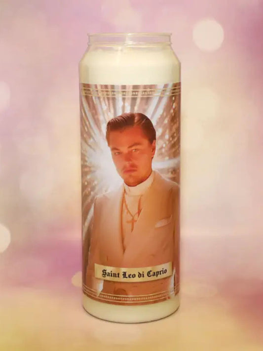 CANDELA RELIGIOSA CON LEONARDO DI CAPRIO